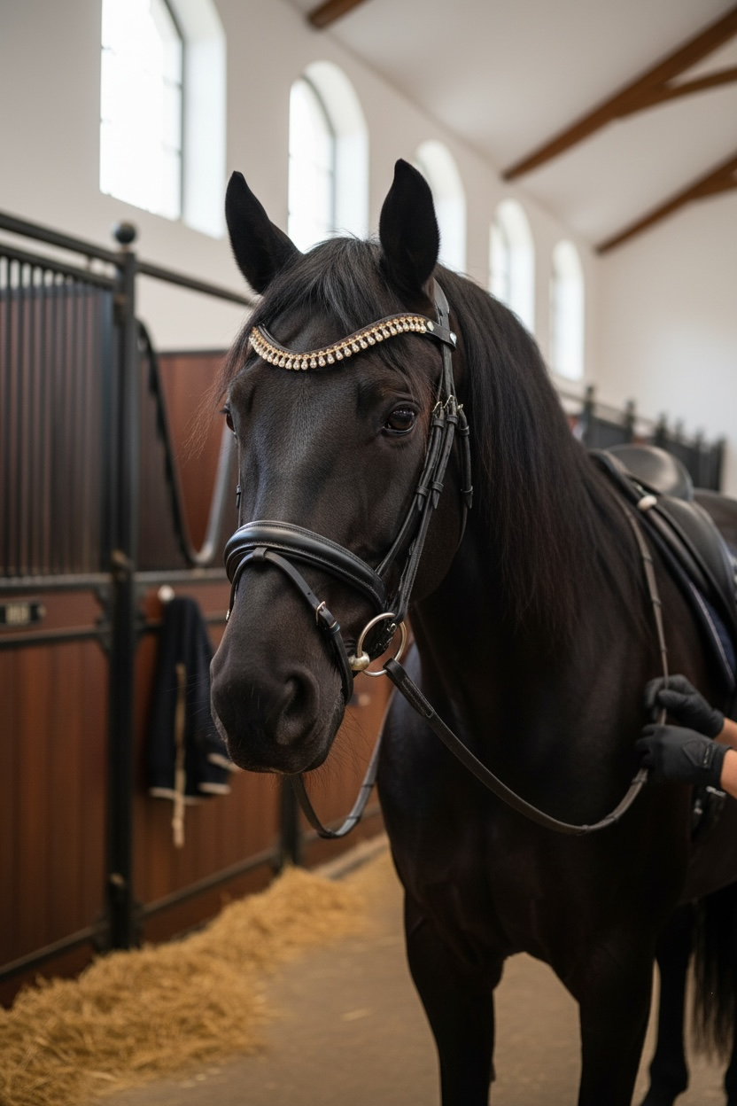 Stirnriemen Teardrops of Champagne