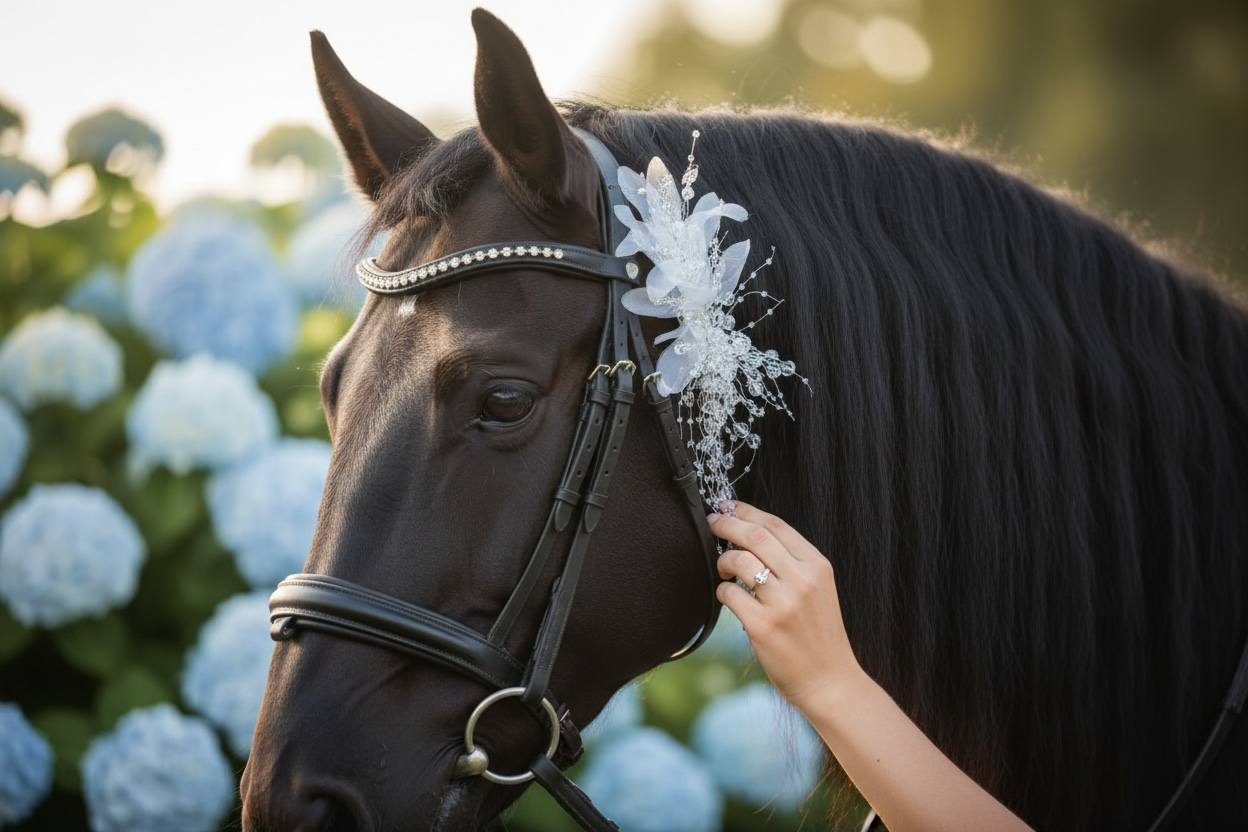 Pferdeschmuck Wedding Day