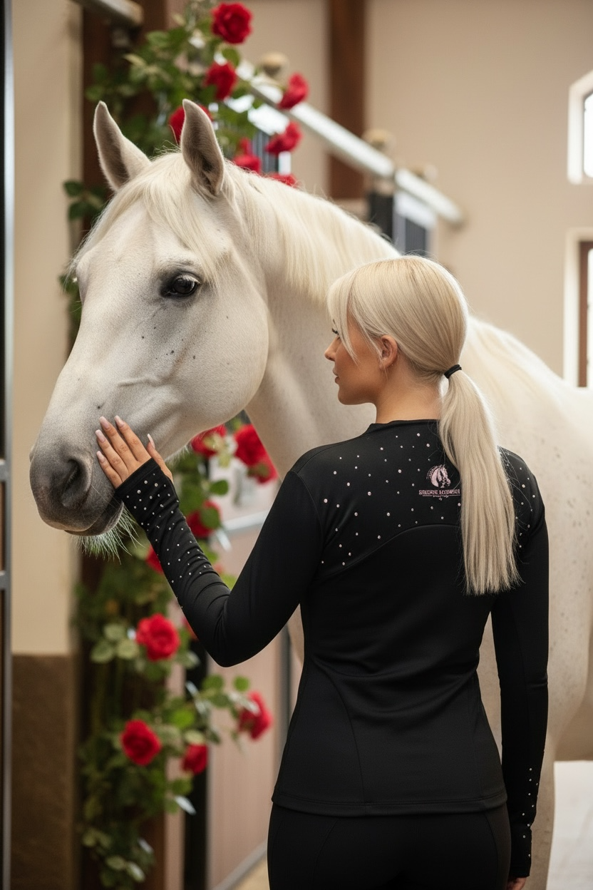 𝐏𝐑𝐄 𝐎𝐑𝐃𝐄𝐑 Reitjacke Black Swan