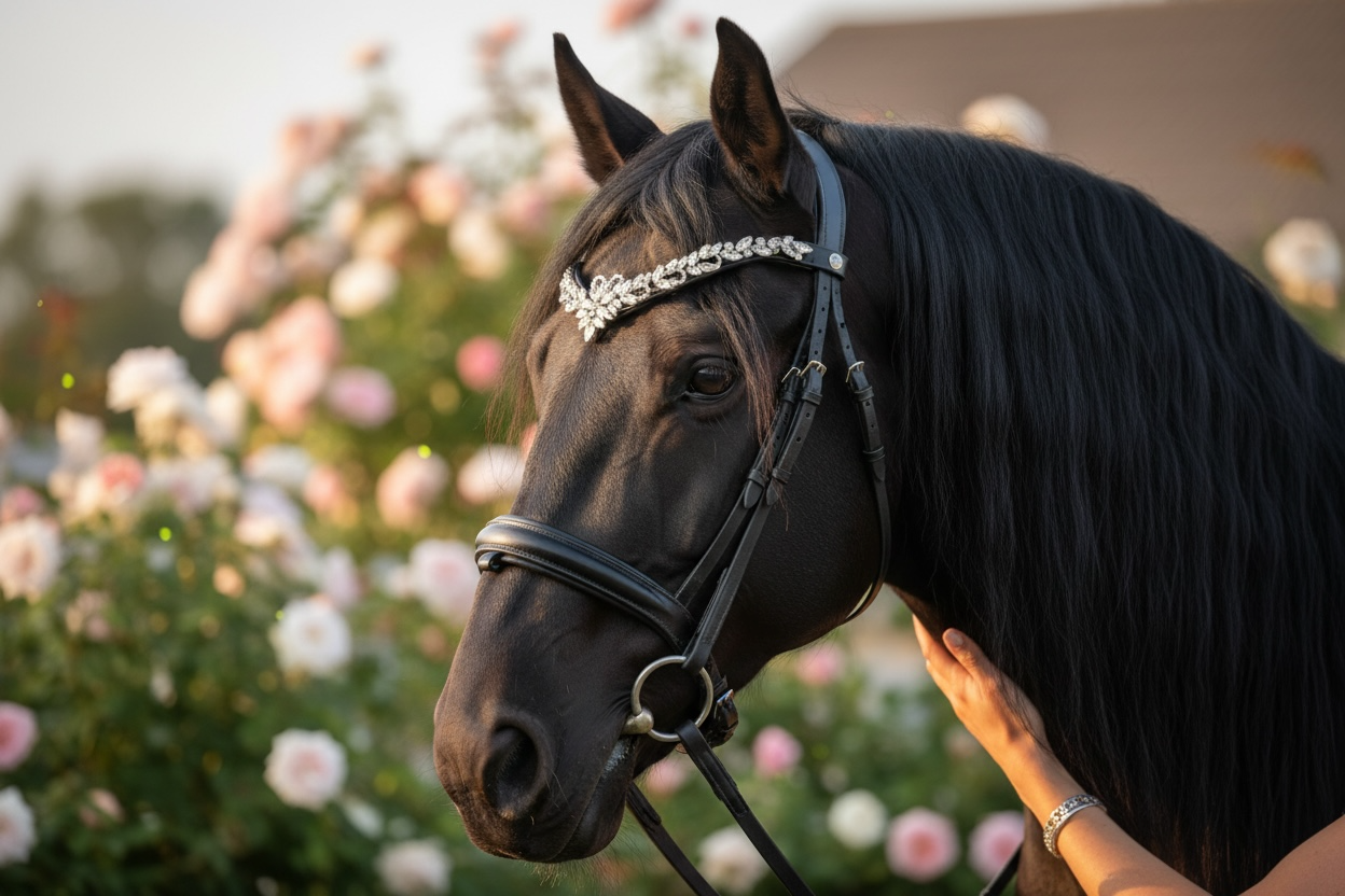 Stirnriemen „Be my Valentine“