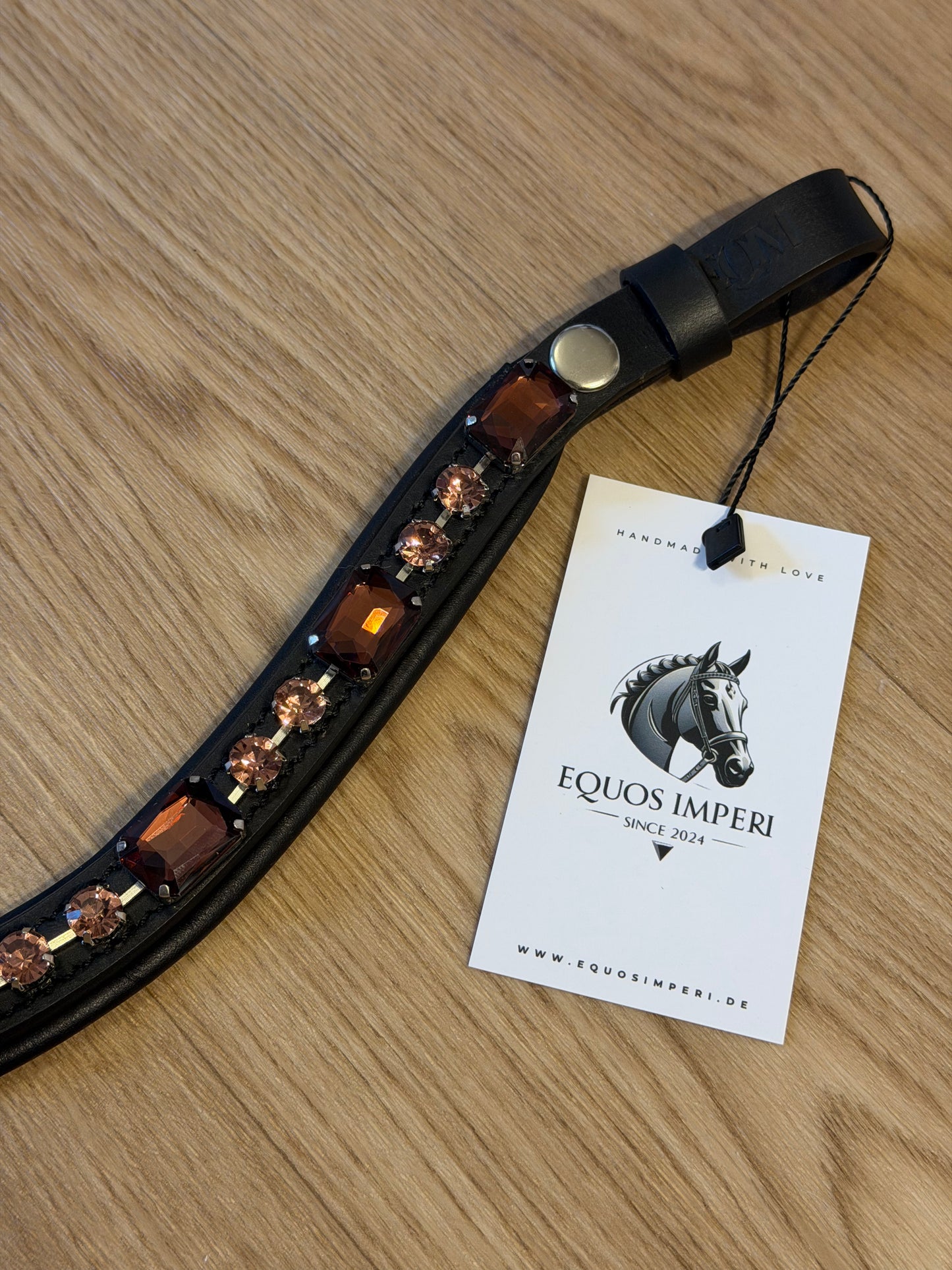 Stirnriemen Burgundry