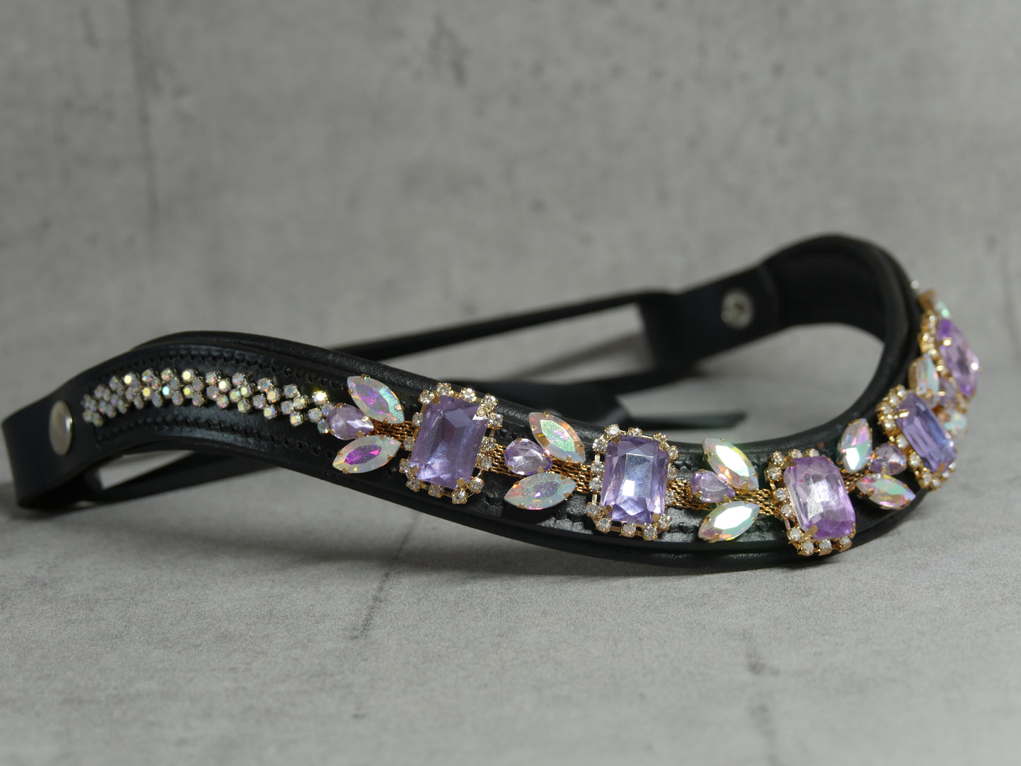 Stirnriemen Floral Flieder