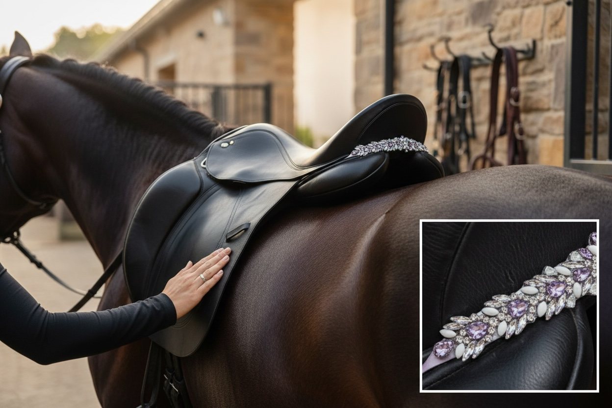 Sattelschmuck Lavender