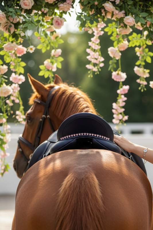 Sattelschmuck Rosé Hearts