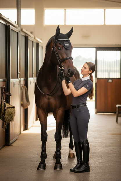 Fliegenohren mit Spruch & Glitzer