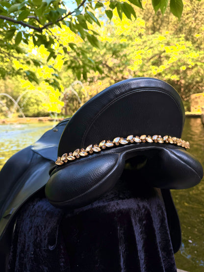Sattelschmuck Champagner
