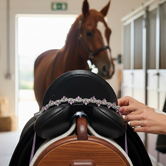 Sattelschmuck Elfenblume