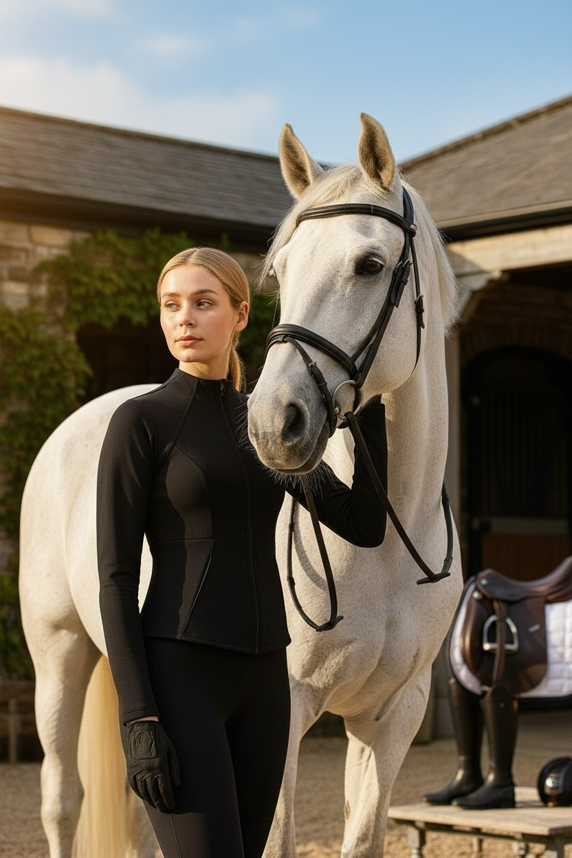 𝐏𝐑𝐄 𝐎𝐑𝐃𝐄𝐑 Reitjacke Black Swan