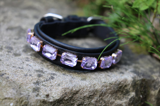 Dog Collar Lilac Shell XS