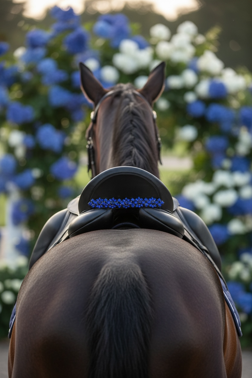 Sattelschmuck Blue Lover