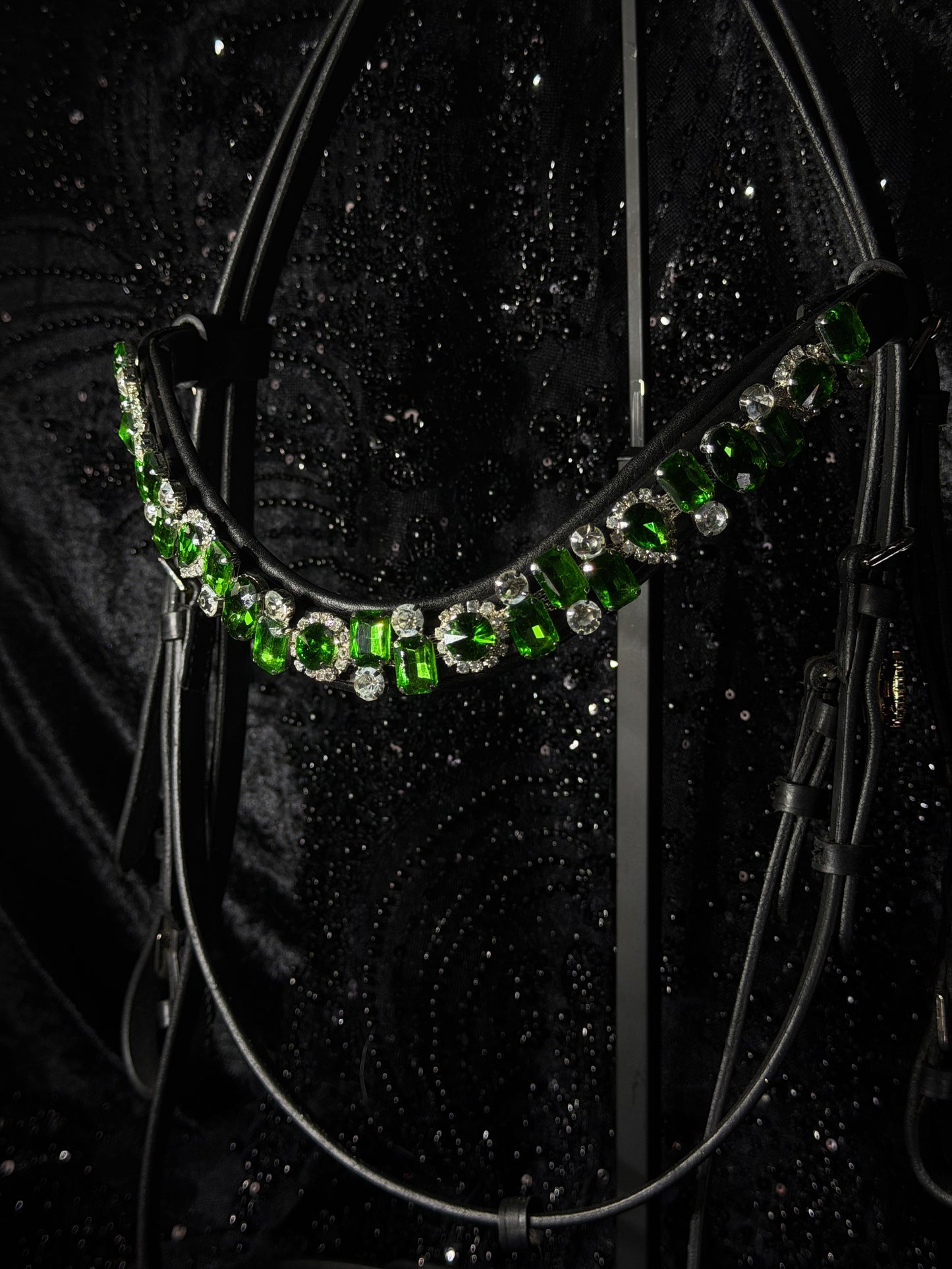 Set Olivia Stirnriemen + Sattelschmuck