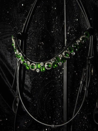 Set Olivia Stirnriemen + Sattelschmuck
