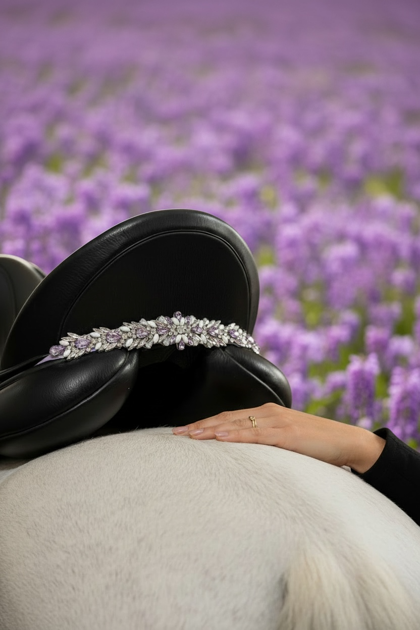 Sattelschmuck Lavender