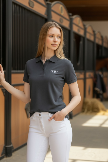EQUOS IMPERI Premium Poloshirt – Eleganz für Reiter mit gesticktem Logo
