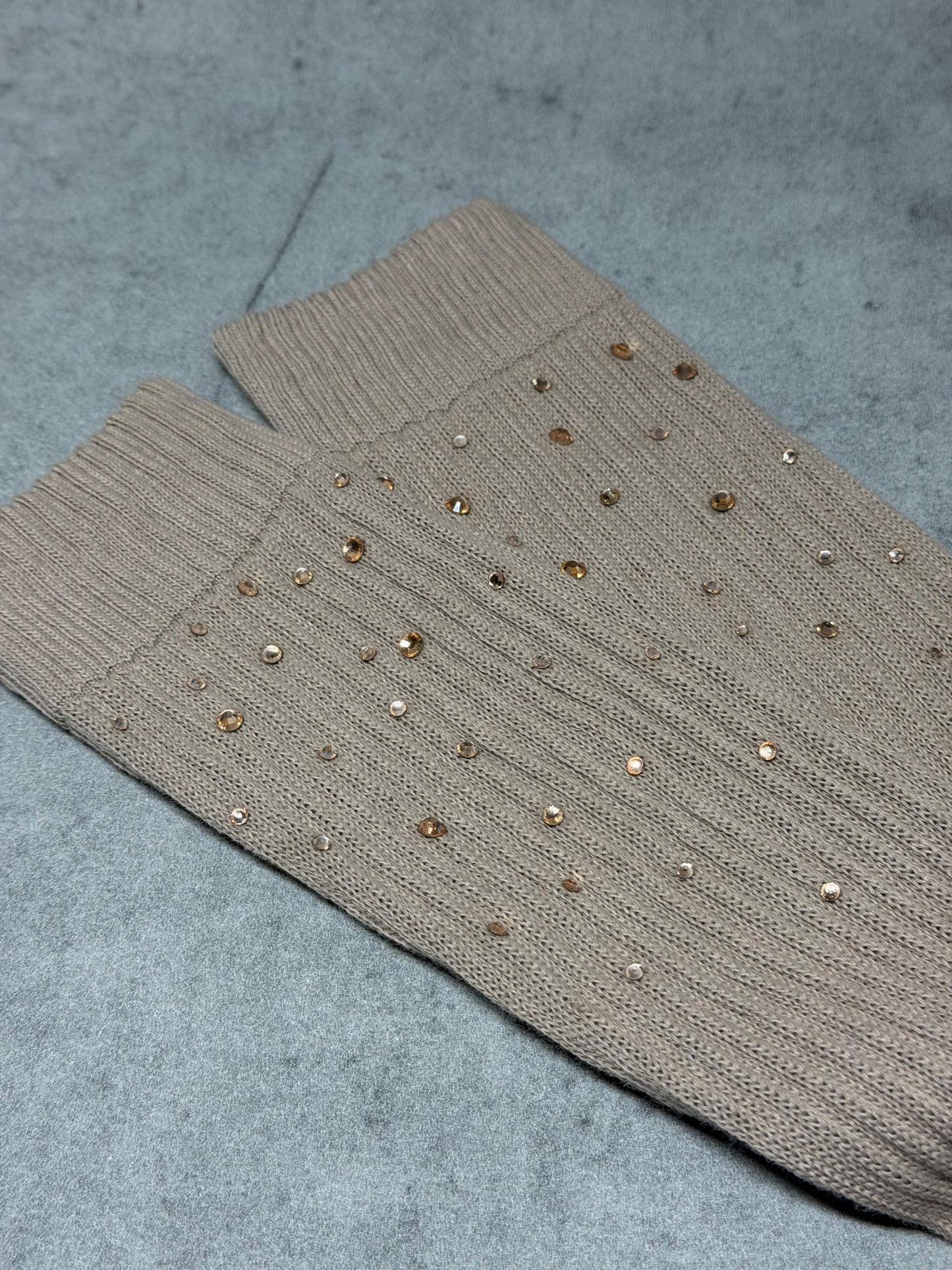 Reitsocken mit Glitzer - Brown