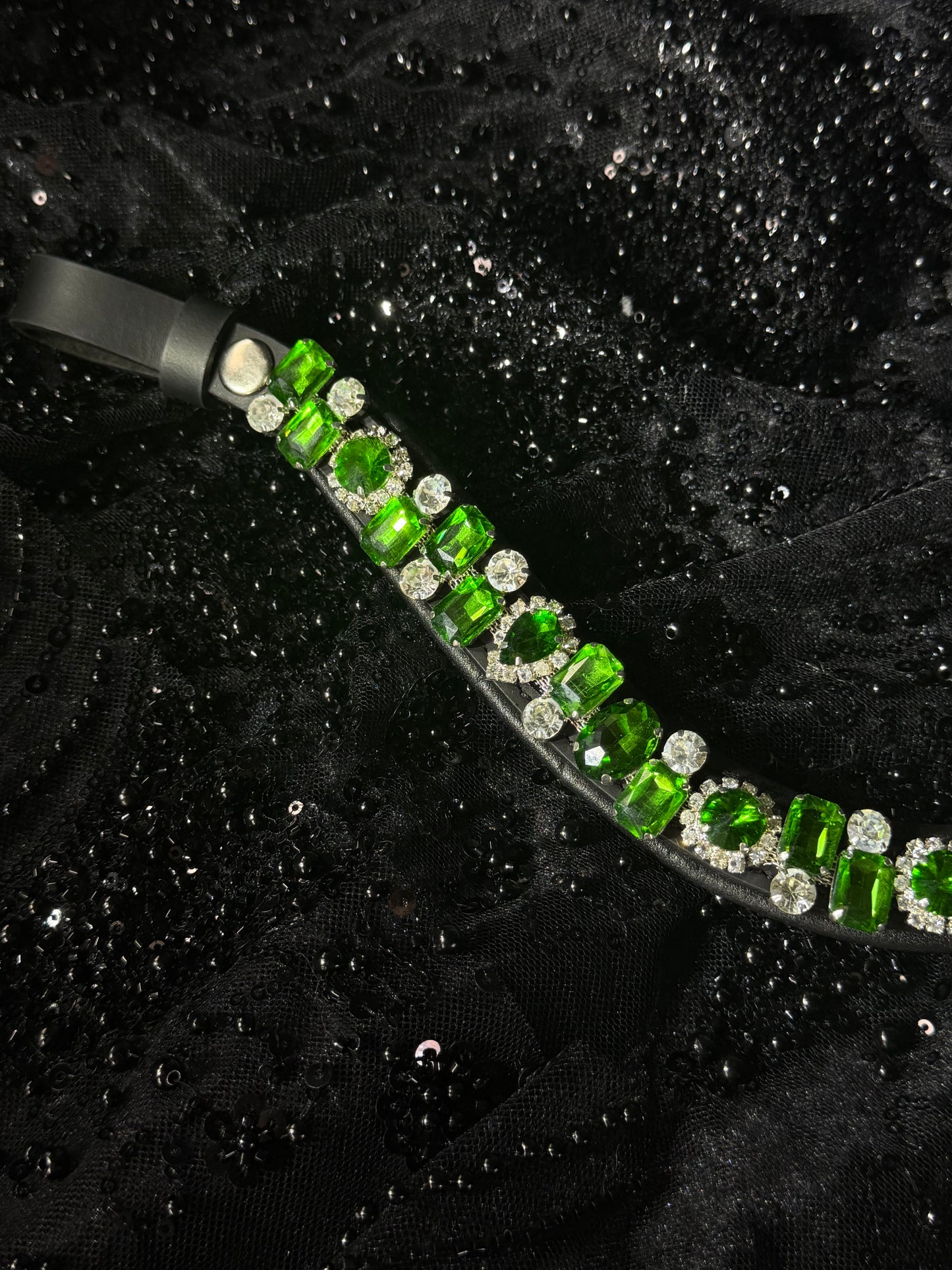 Set Olivia Stirnriemen + Sattelschmuck