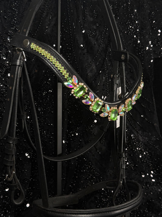 Stirnriemen Floral Green