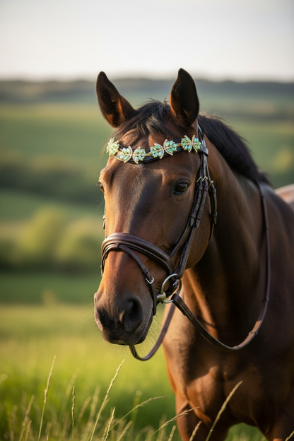 Stirnriemen Superstar in Türkis