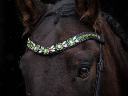 Stirnriemen Floral Green