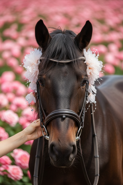 Pferdeschmuck Rose Jolie