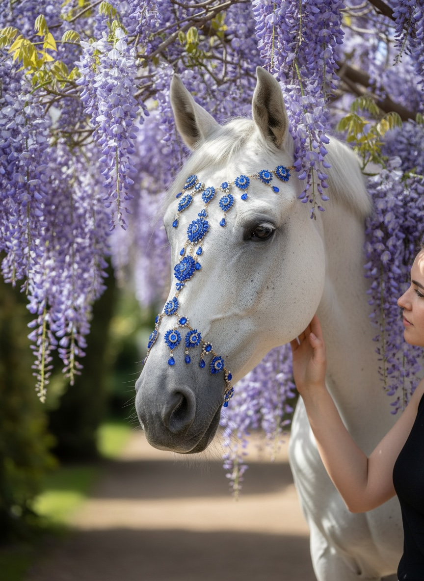 Pferdeschmuck Violet