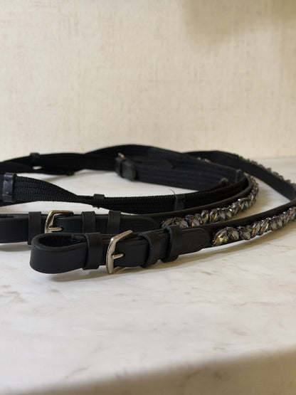 Warmblut Zügel Black Pearl