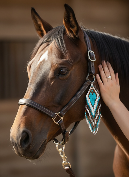 Sattelschmuck Blue Lagoon