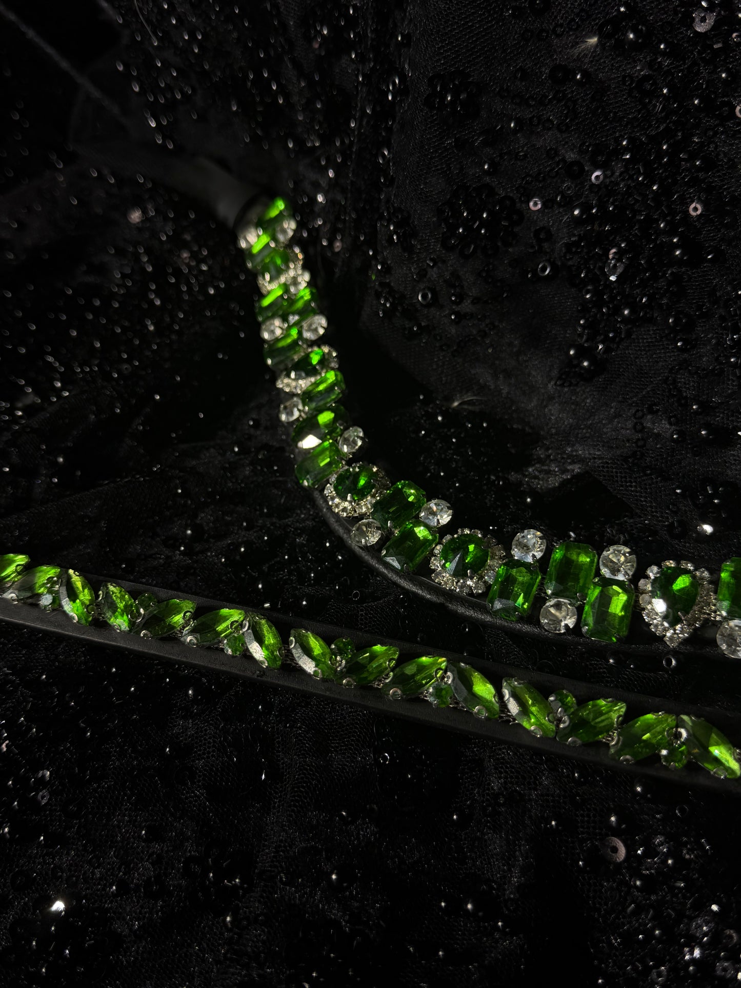 Set Olivia Stirnriemen + Sattelschmuck