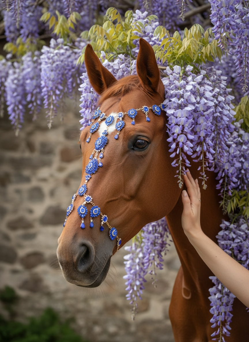 Pferdeschmuck Violet