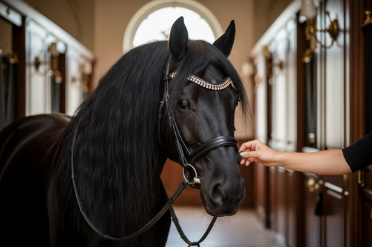 Stirnriemen Teardrops of Champagne