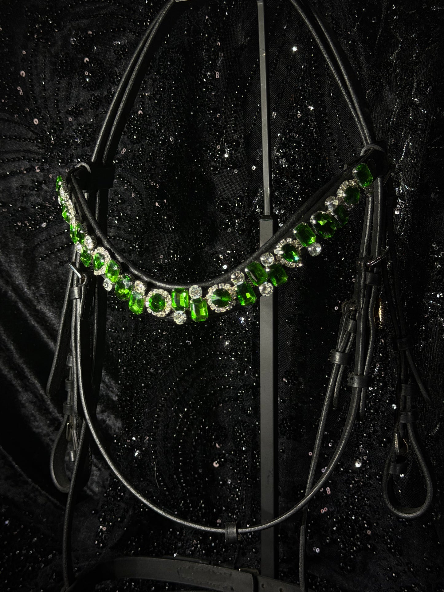 Set Olivia Stirnriemen + Sattelschmuck