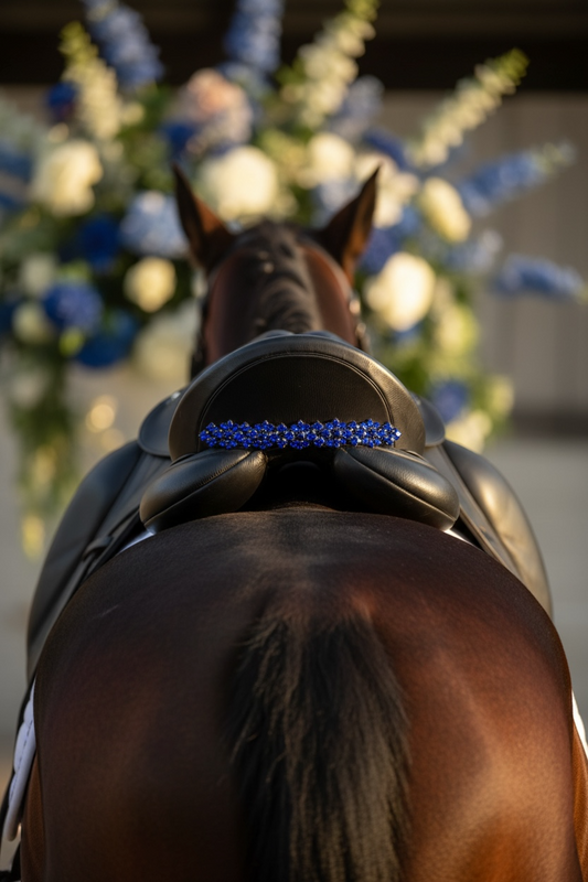 Sattelschmuck Blue Lover