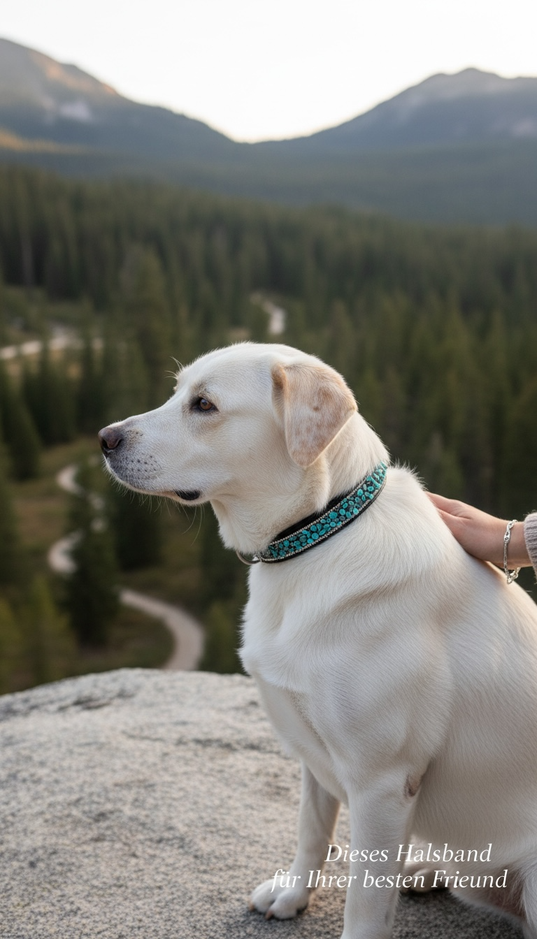 Hundehalsband Lagune