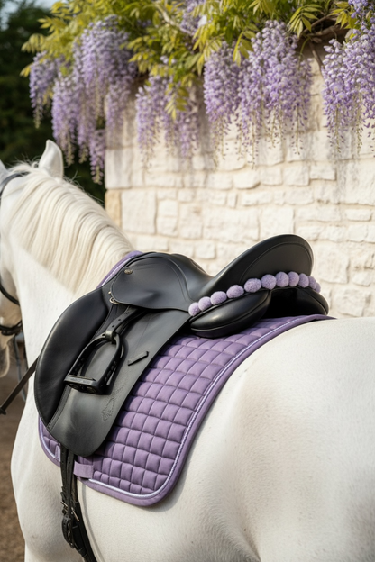 Sattelschmuck Plüschband Taro Bubble