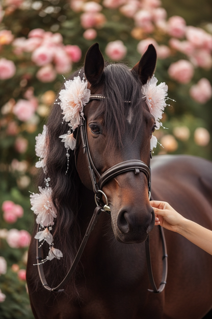 Pferdeschmuck Rose Jolie