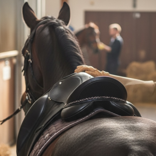 Sattelschmuck Black Pearl