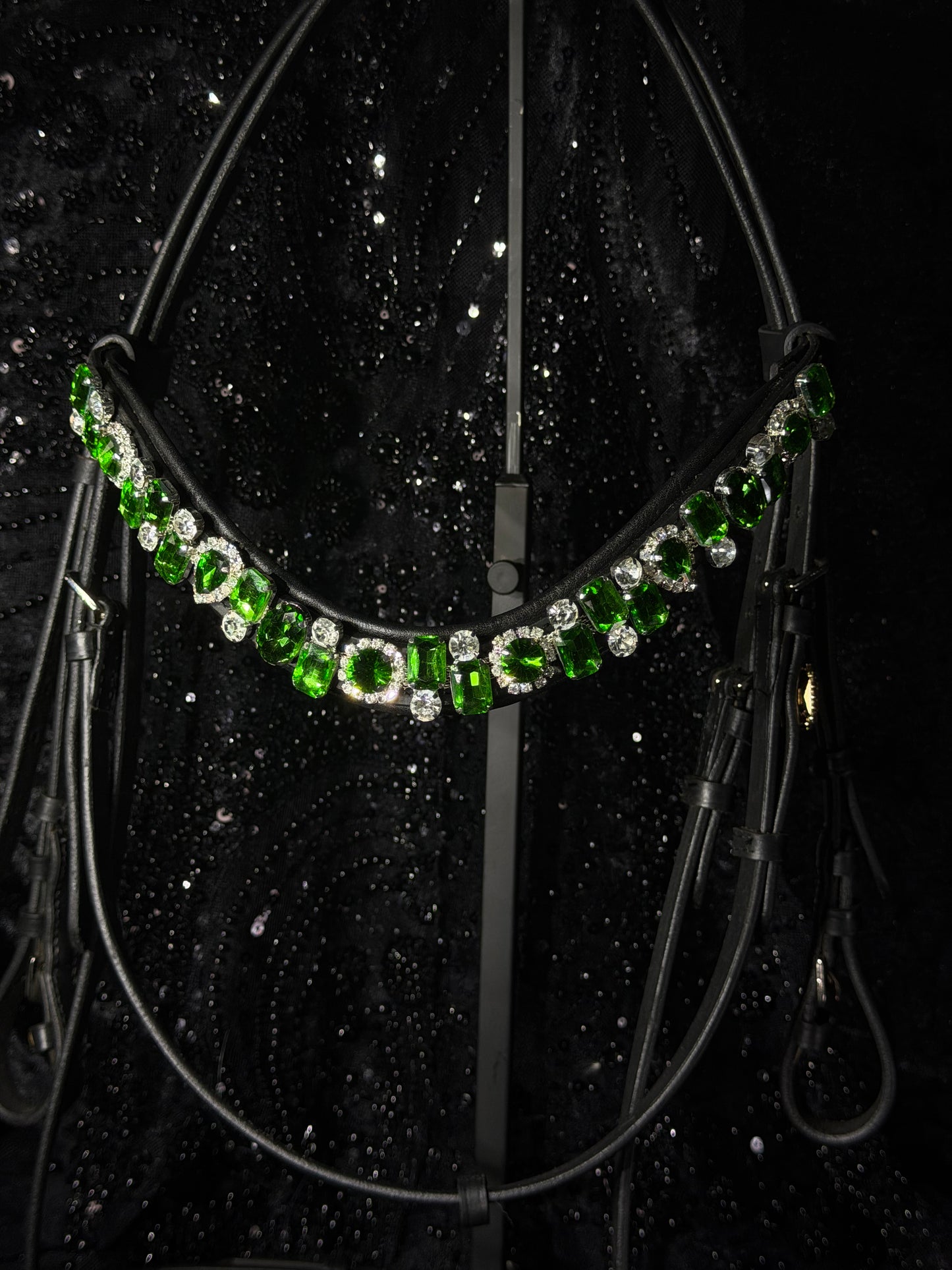 Set Olivia Stirnriemen + Sattelschmuck