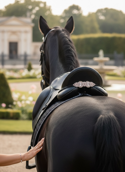 Sattelschmuck Rosé