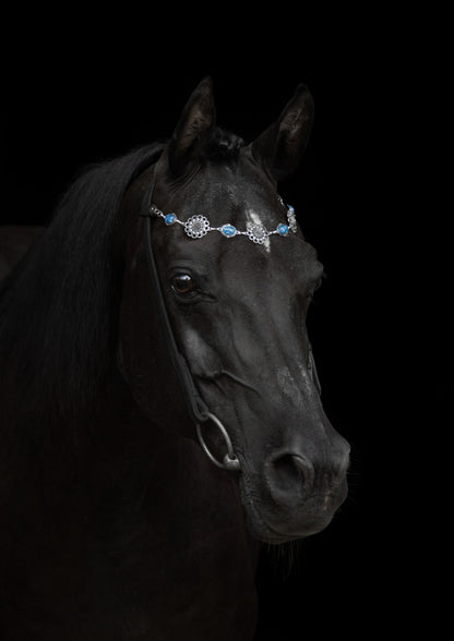 Pferdeschmuck Blue Iris