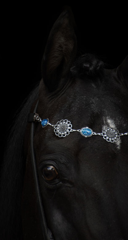 Pferdeschmuck Blue Iris