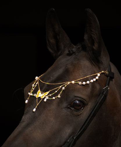 Pferdeschmuck Green Butterfly