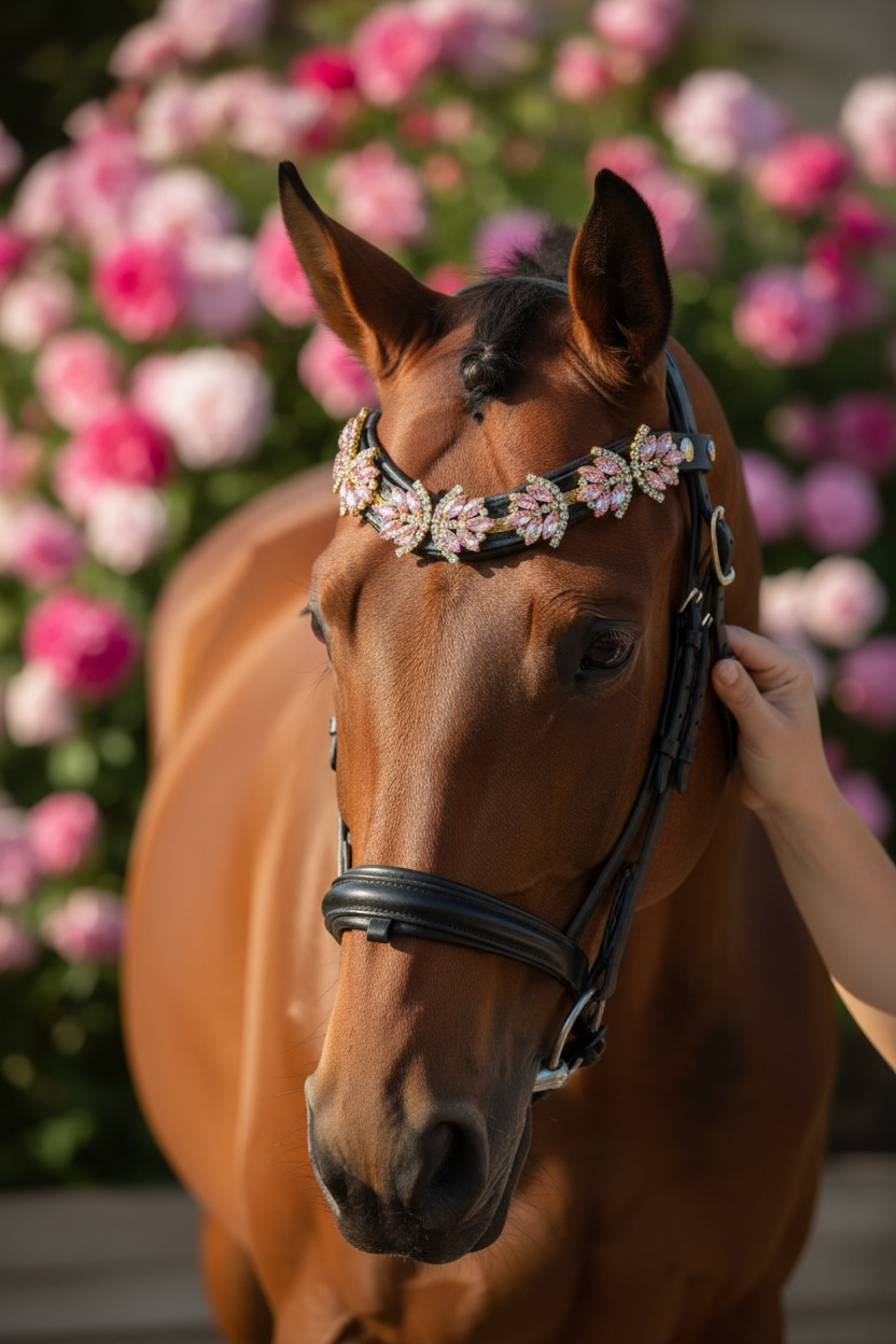 Stirnriemen Superstar in Rosa