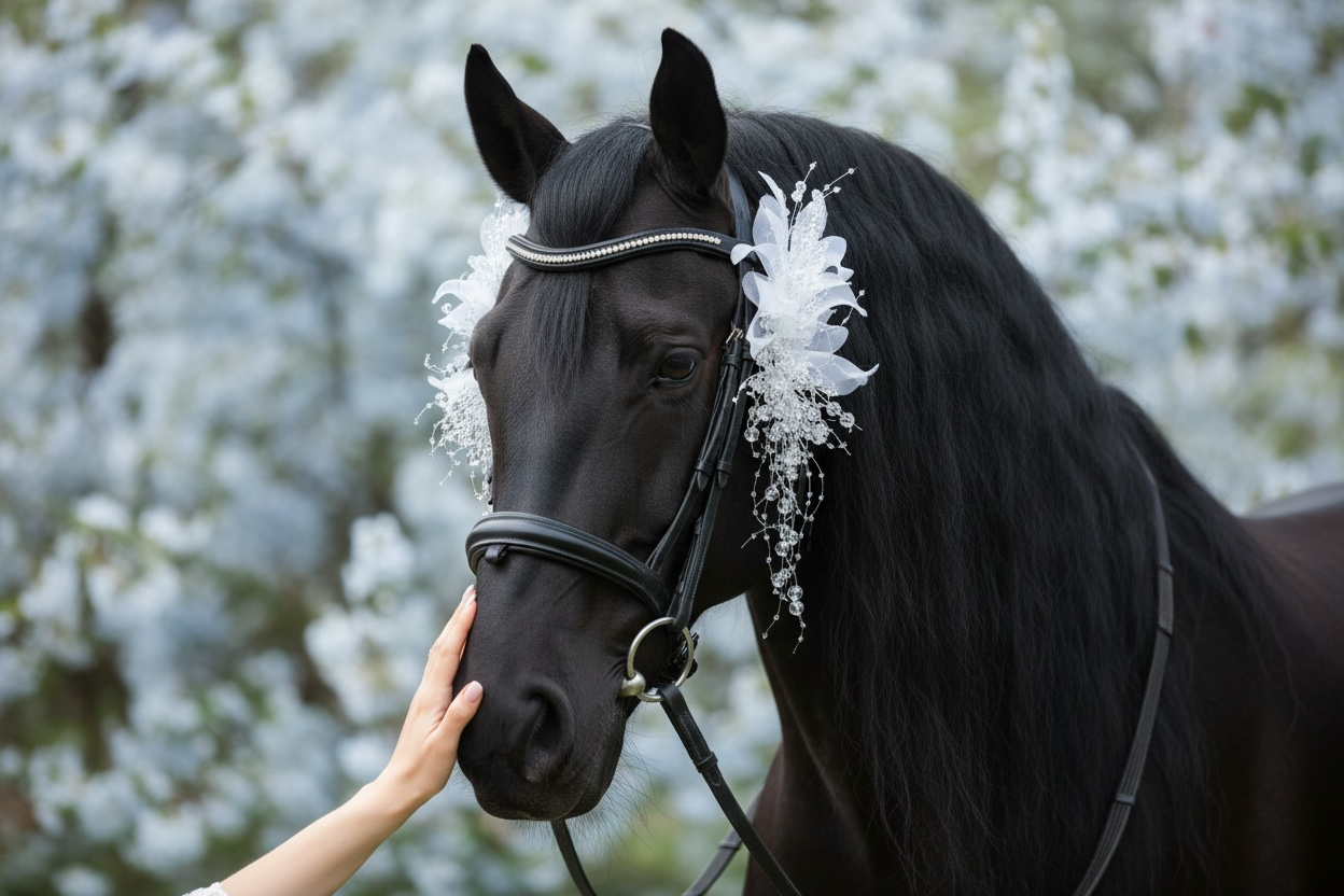 Pferdeschmuck Wedding Day