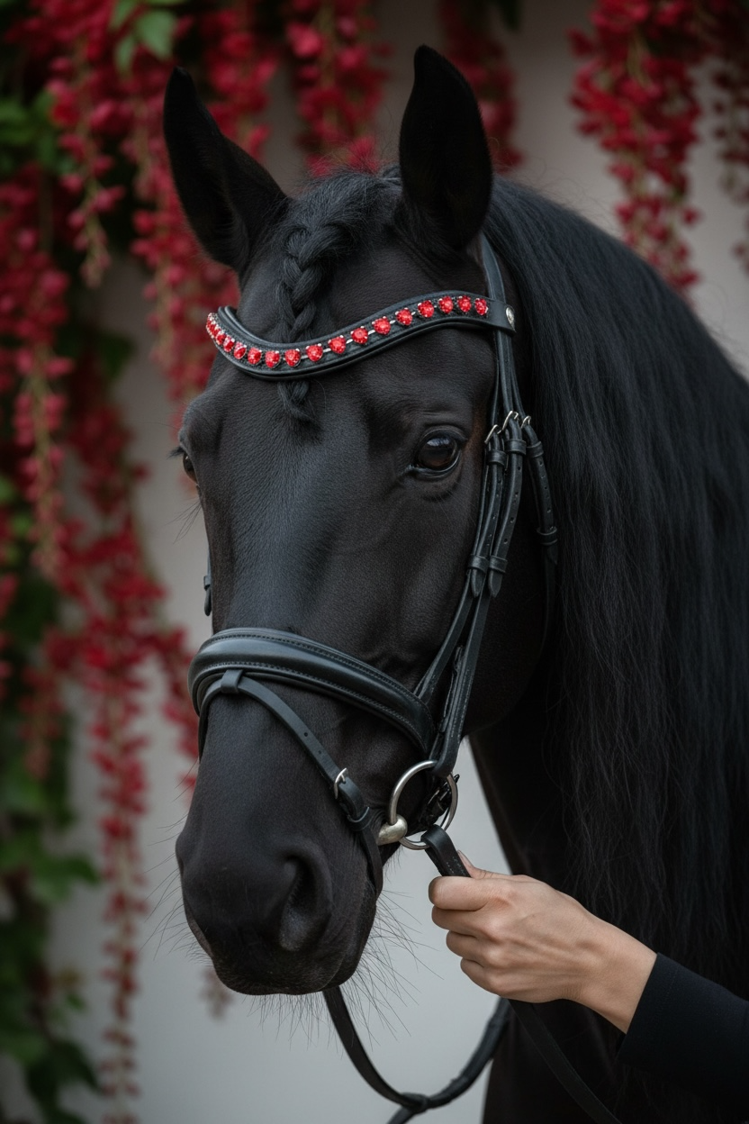 Red Hearts Stirnriemen