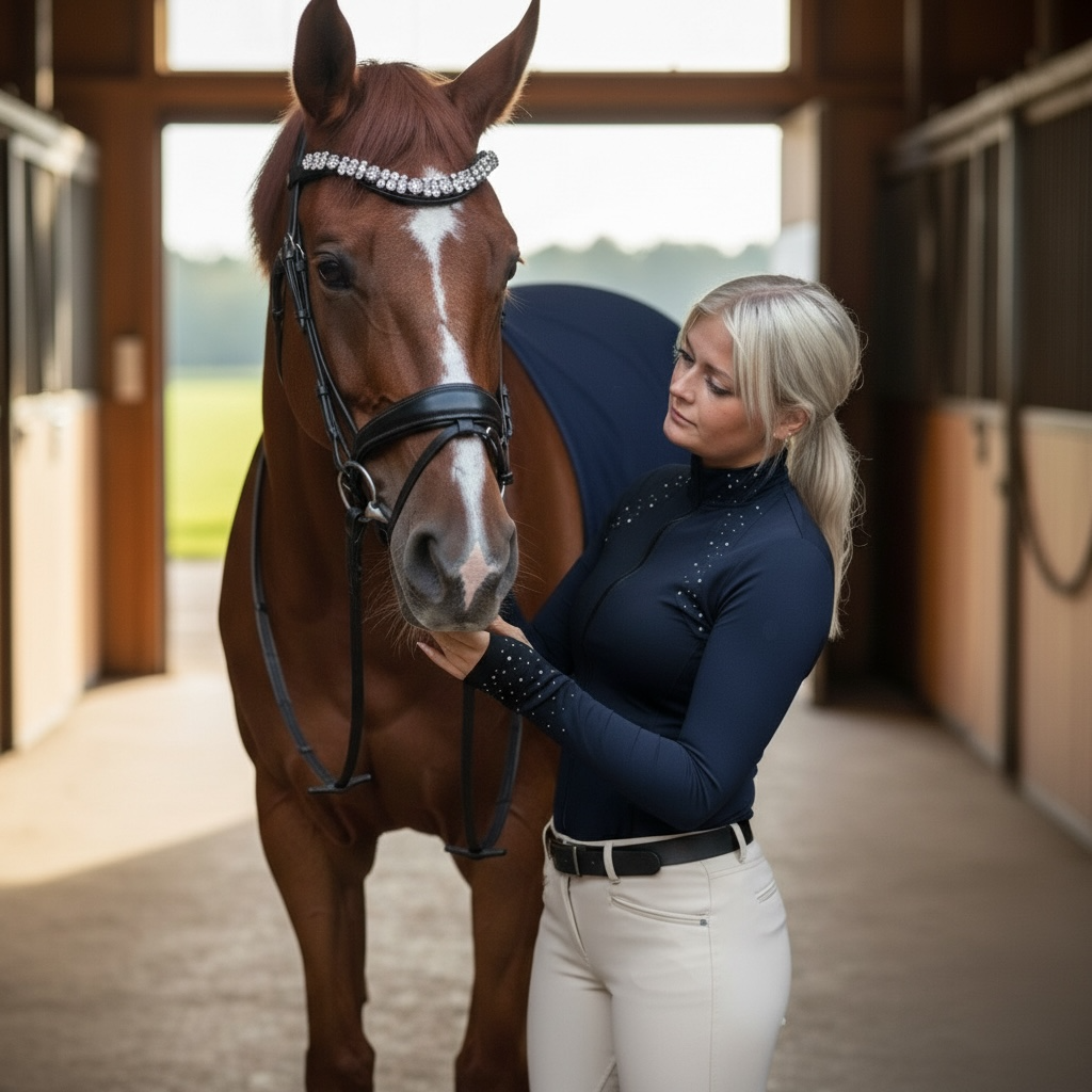 𝐏𝐑𝐄 𝐎𝐑𝐃𝐄𝐑 Reitjacke Navy Blue