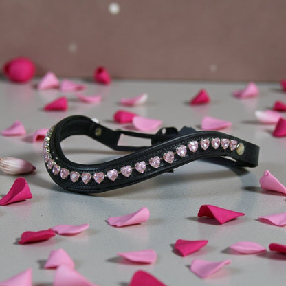 Rosé Hearts Browband