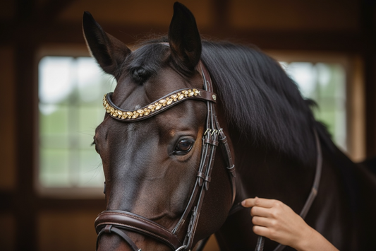 Stirnriemen Champagner