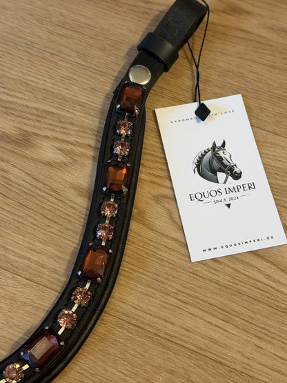 Stirnriemen Burgundry