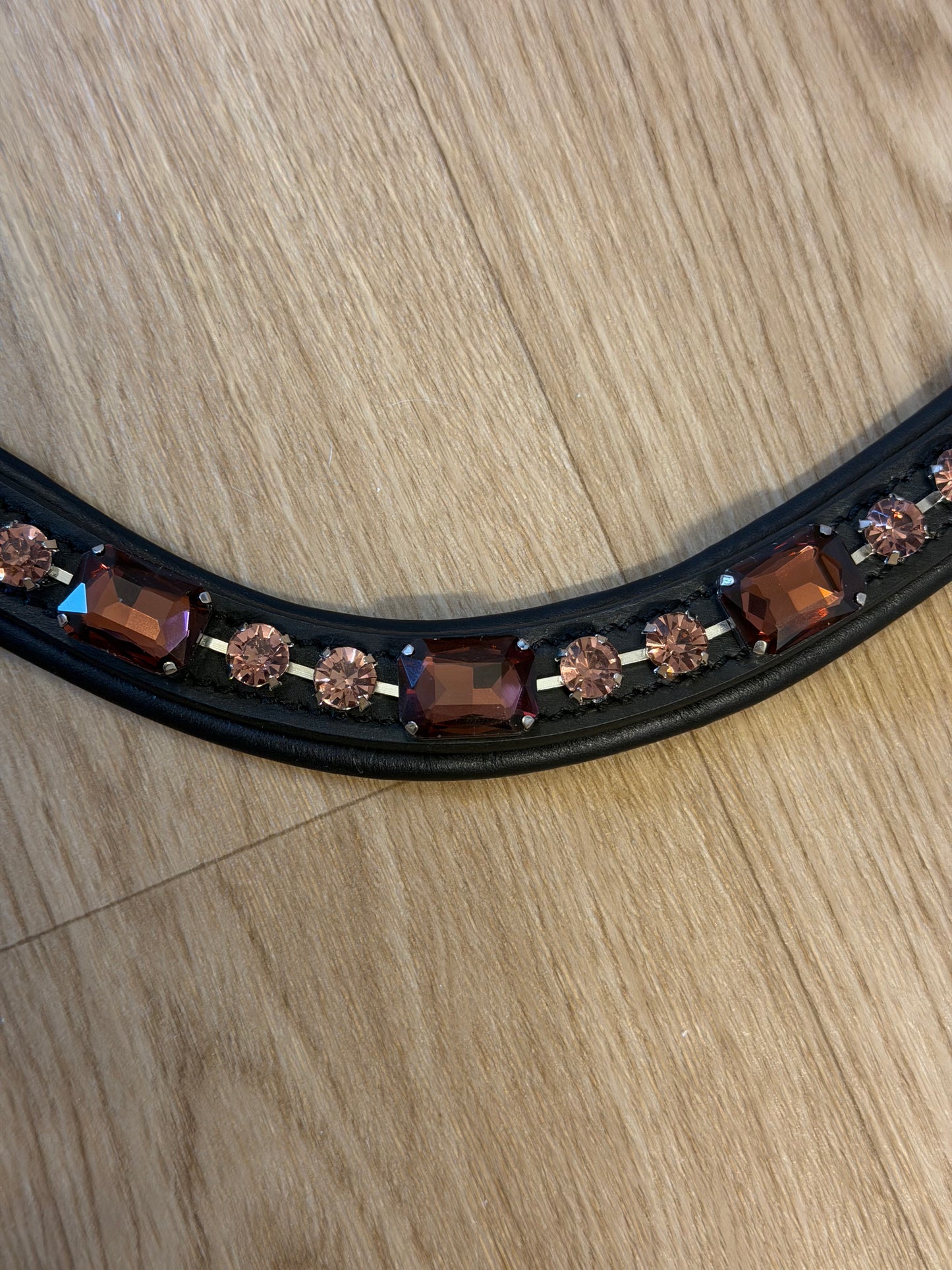 Stirnriemen Burgundry