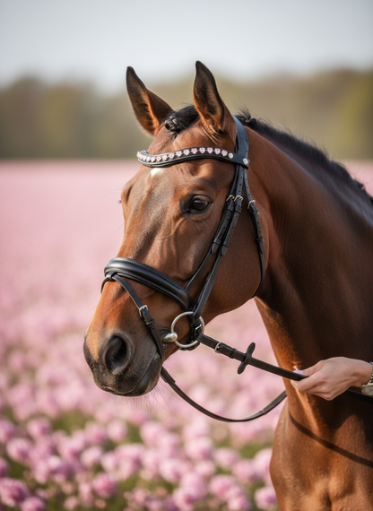Rosé Hearts Browband